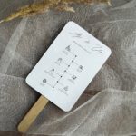 Hochzeitsfächer mit Programm