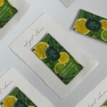 Tischkarte mit Erfrischungstuch – Bild 3