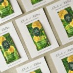 Tischkarte mit Erfrischungstuch – Bild 4