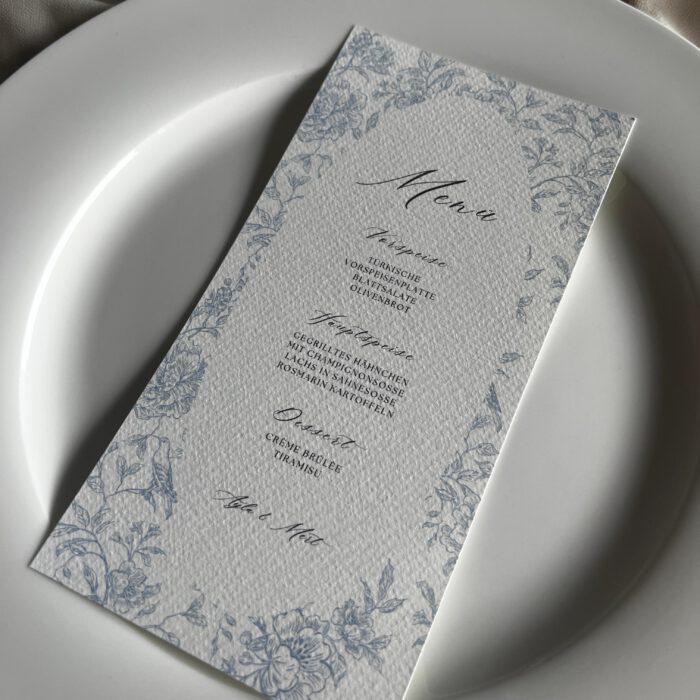 Menükarte "Poetry" – Bild 3