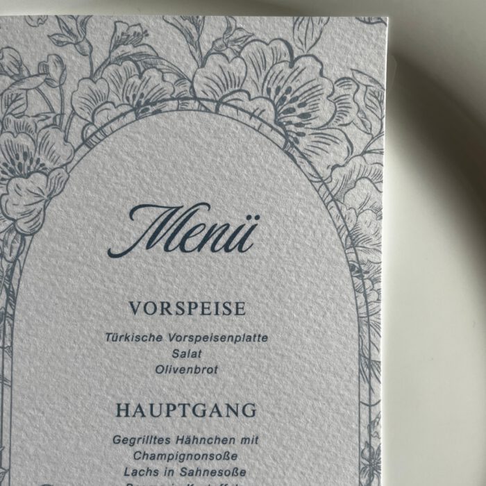 Menükarte "Vintage" – Bild 2