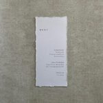 Menükarte "Timeless"