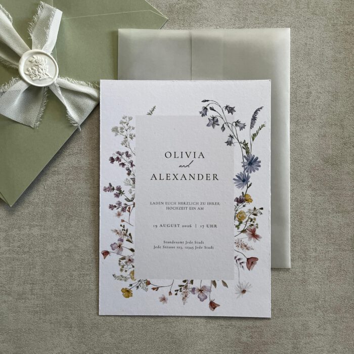 Hochzeitseinladung „Spring“ – Bild 3