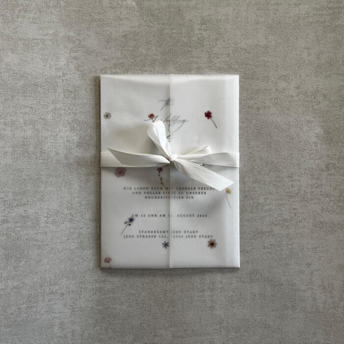 Hochzeitseinladung „Flora“ – Bild 2