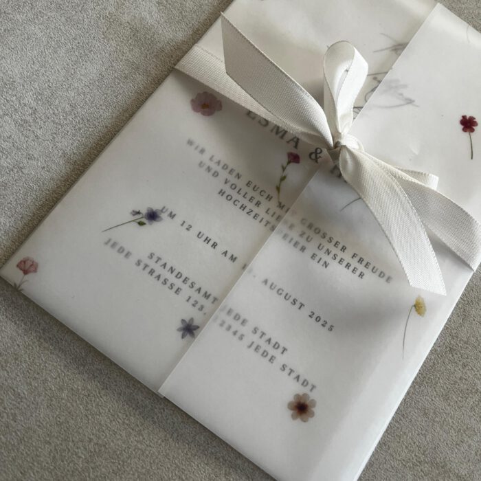 Hochzeitseinladung „Flora“ – Bild 3