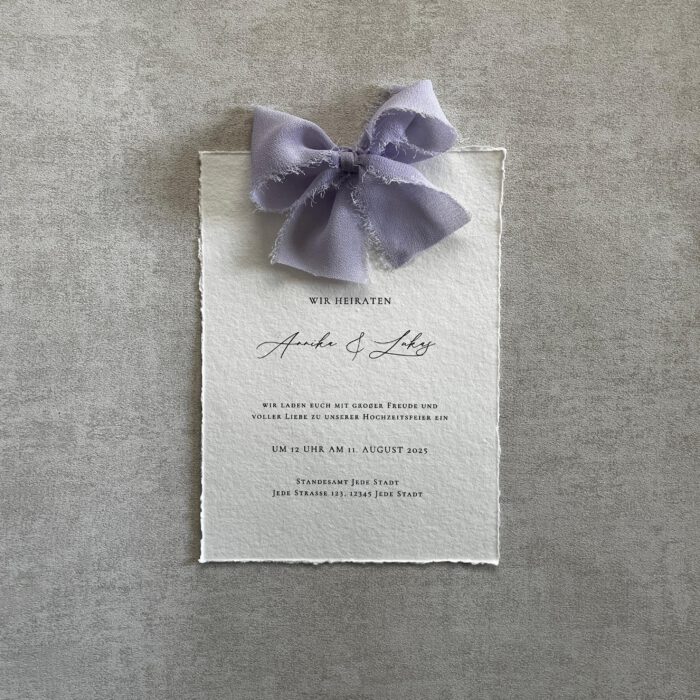 Hochzeitseinladung „Classy“ – Bild 1