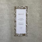 Menükarte "Romance"