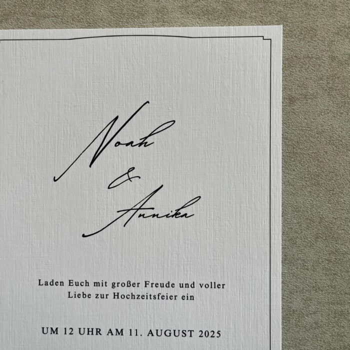 Hochzeitseinladung „Modern“ – Bild 2