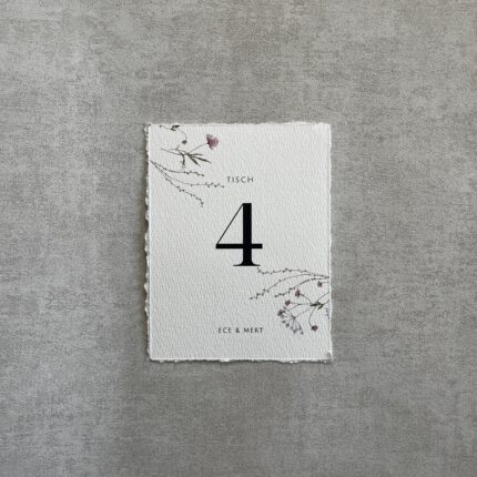 Tischkarte "Bloom"