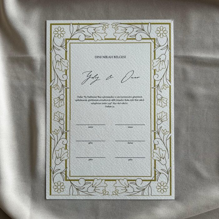 Islamische Eheurkunde – Bild 2