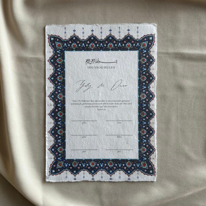 Islamische Eheurkunde – Bild 1