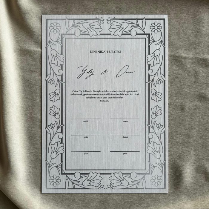 Islamische Eheurkunde – Bild 5