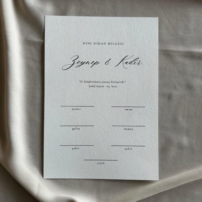 Islamische Eheurkunde – Bild 6